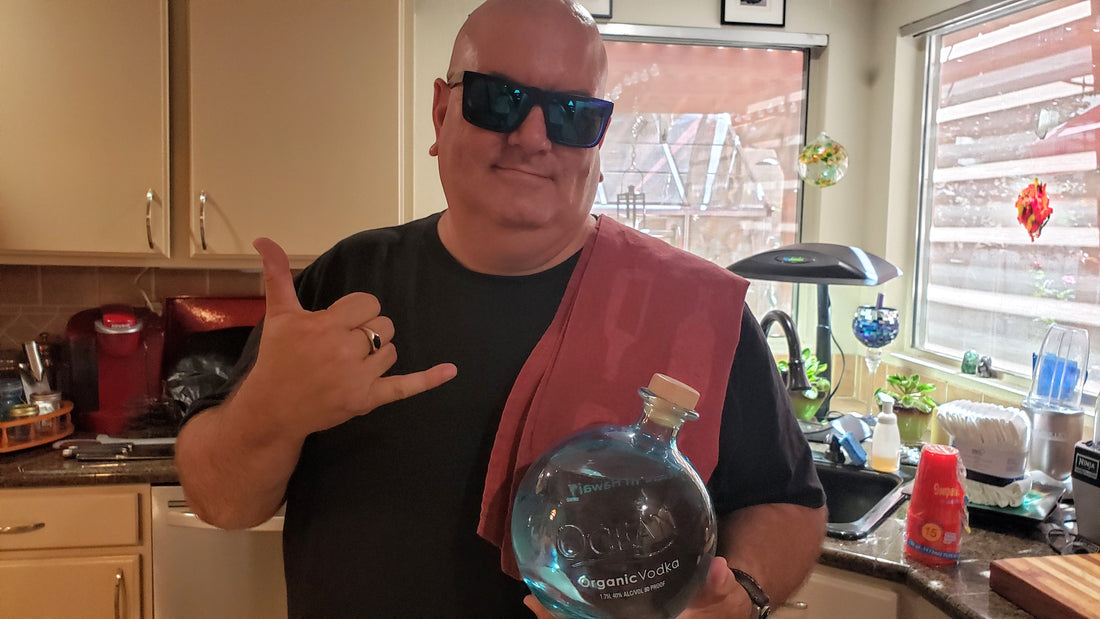 Bryan-David Scott For Ocean Vodka, With Cup of Luxury